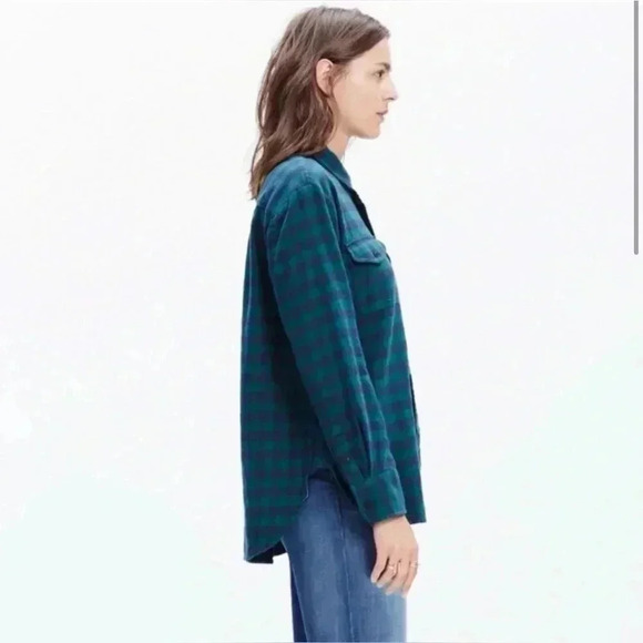 Madewell Flannel Cargo Workshirt in Buffalo Check Size XS - Picture 2 of 11